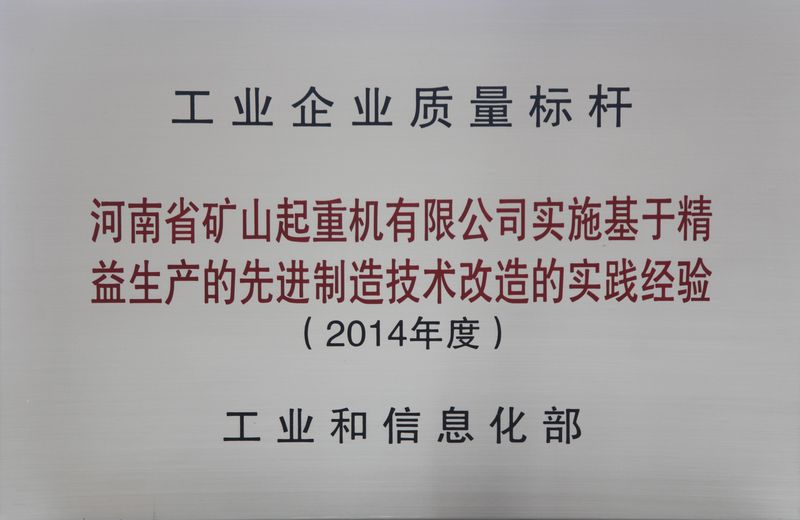 雙標(biāo)桿！河南礦山典型經(jīng)驗(yàn)再次入選全國質(zhì)量標(biāo)桿